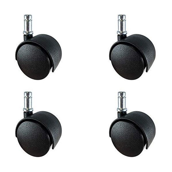 2" DINETTE Chair Caster (50MM), 4 Piece, 360 LBS Capacity Per Set, PK4